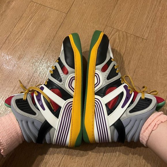 Gucci Basket Sneaker LIKE NEW Men’s 10.5 - Picture 7 of 9